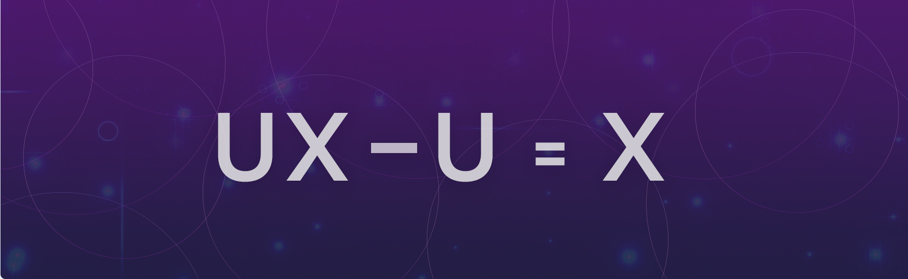 ux-u=x